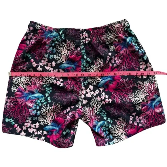Psycho Tuna Tropical Swim Trunks – Men’s L – Coral Fish Print 🐠🌺 - Picture 4 of 6